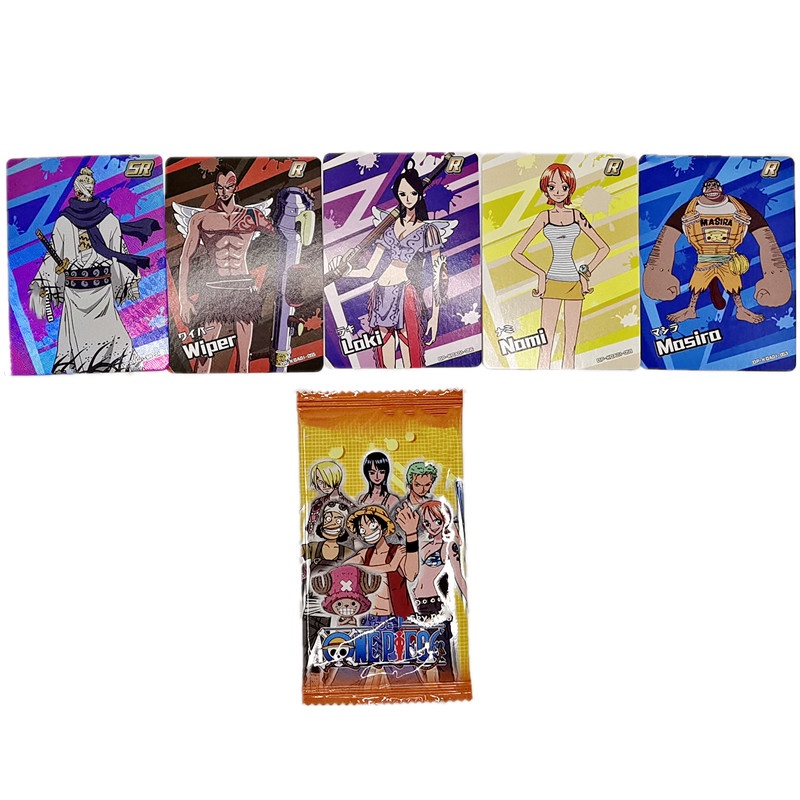 180pcs /Box Kartu Anime One Piece Luffy Nami Robin Zoro Pattern English Card Game Collections Mainan Untuk Penggemar Anak-Anak