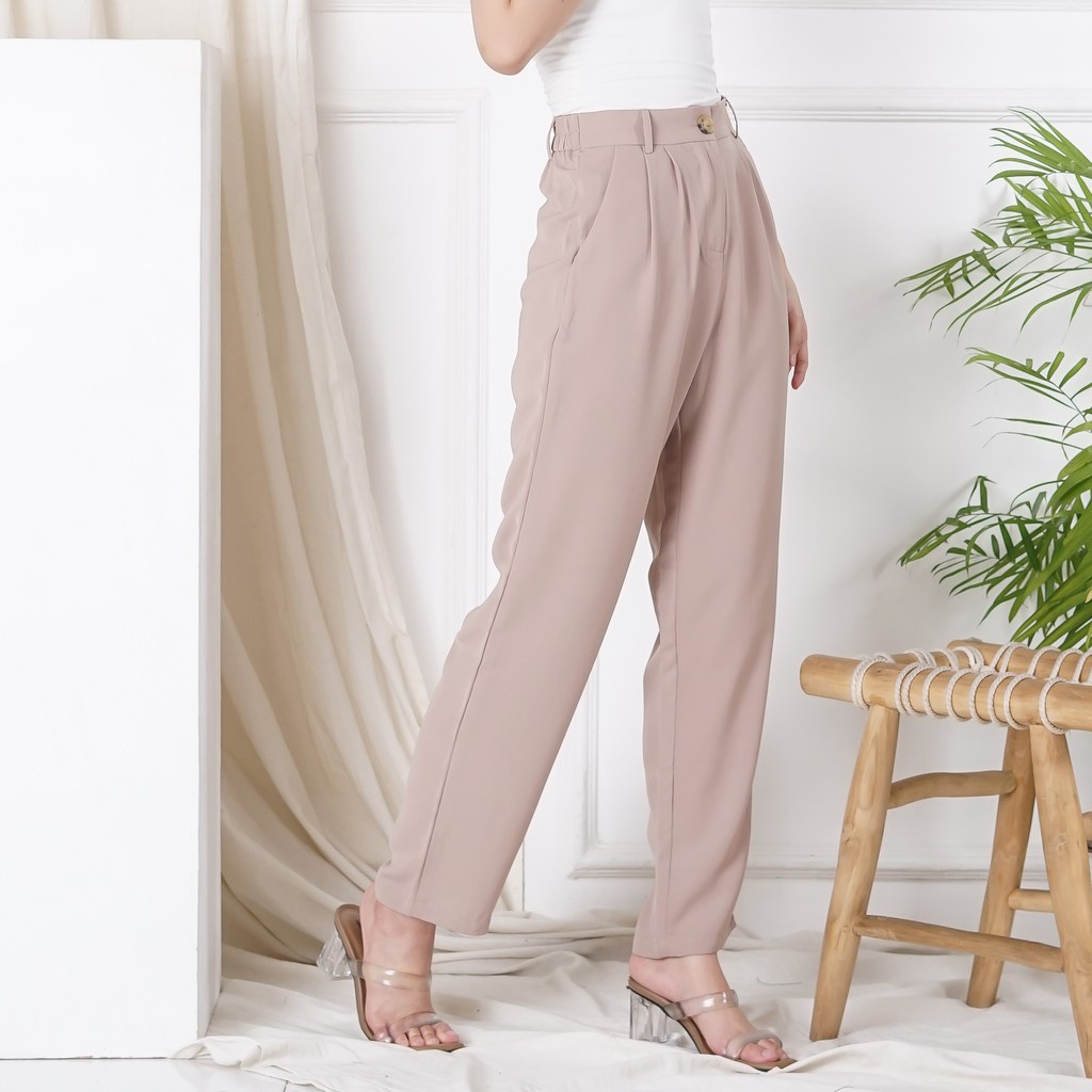 Ms Daisy Kelly Straight Pants Celana Panjang Kasual Wanita