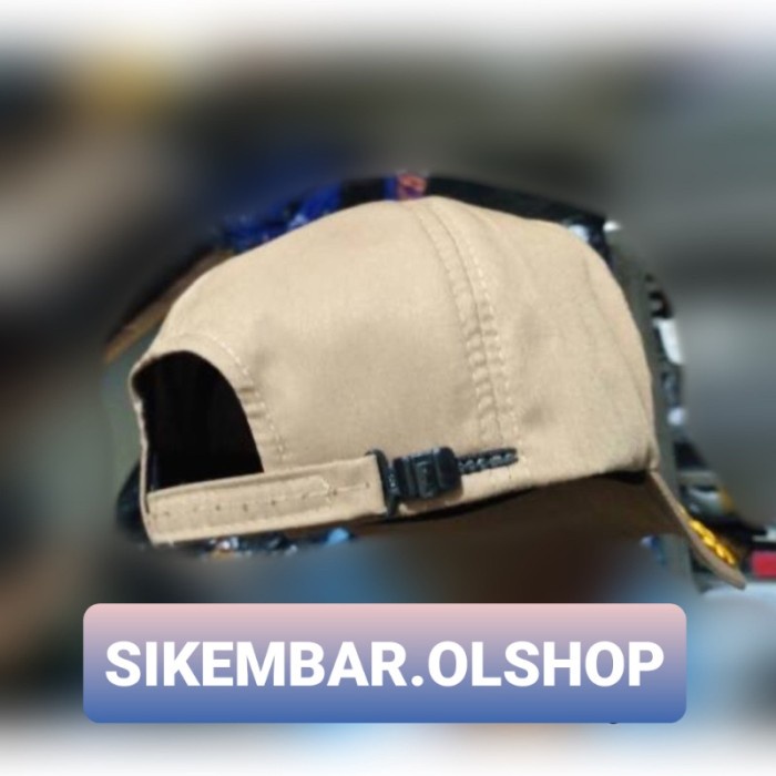 Topi PNS Pemda DKI Jayaraya Golongan 3 Bordir Timbul 3D Warna Khaki.