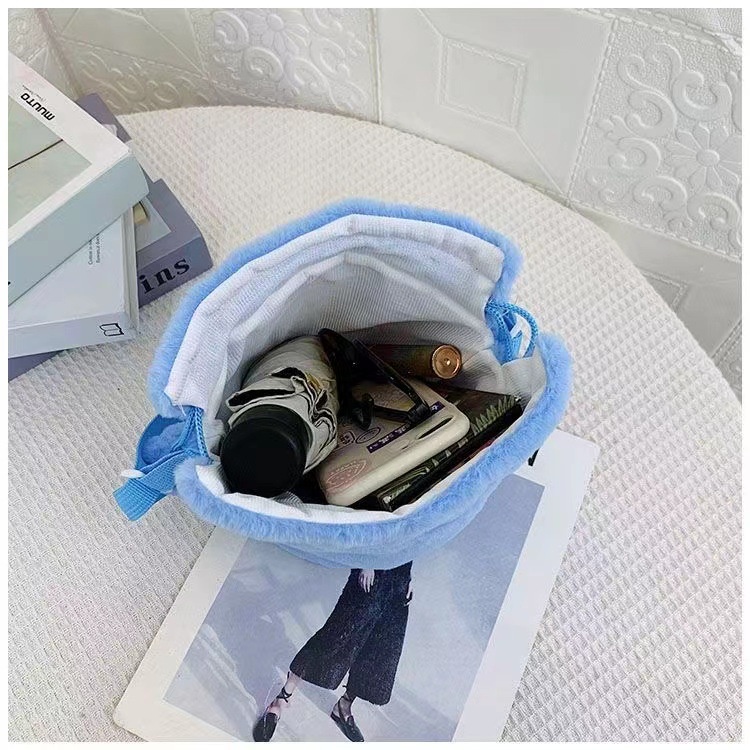 TAS SERUT KUROMI CINNAMONROLL MELODY SELEMPANG MADLEY Sling Bag Fashion Motif Kartun Karakter Hewan Anak &amp; Dewasa Pom Pom