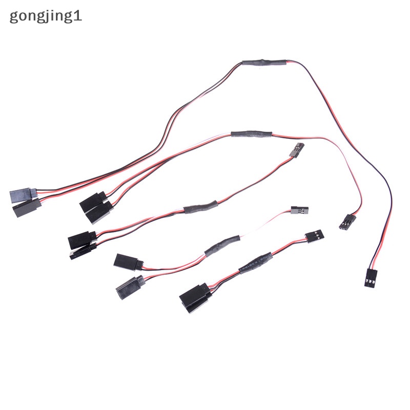 Ggg 5x Servo Extension Cord Lead Y Wire Receiver Cable Untuk Konektor Mobil Pesawat RC ID