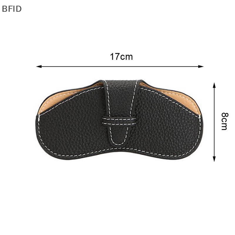 [BFID] Pu Tas Penyimpanan Kacamata Packing Cases Portable Ringan Sunglasses Case Unisex Tas Tempat Kulit [ID]