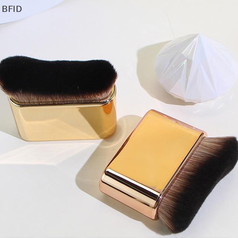 [BFID] 1pc Kuas Makeup Foundation Siku Besar Cairan Bronzer Make up brushes Wavy [ID]