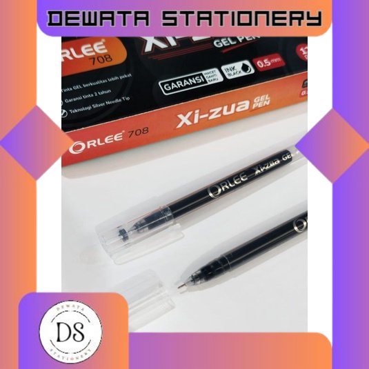 

Bolpoin Gelpen Merek ORLEE / Bolpoin Gel / Bolpoin Tinta Hitam / 1 LUSIN (isi 12 pcs)