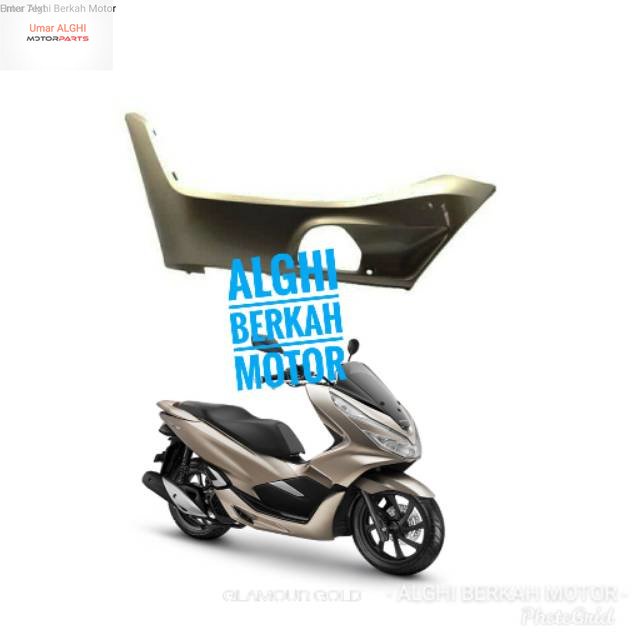 Sparepart Cover L Floor Kiri Gold PCX 150 lokal original honda 64432-K97-T00ZX