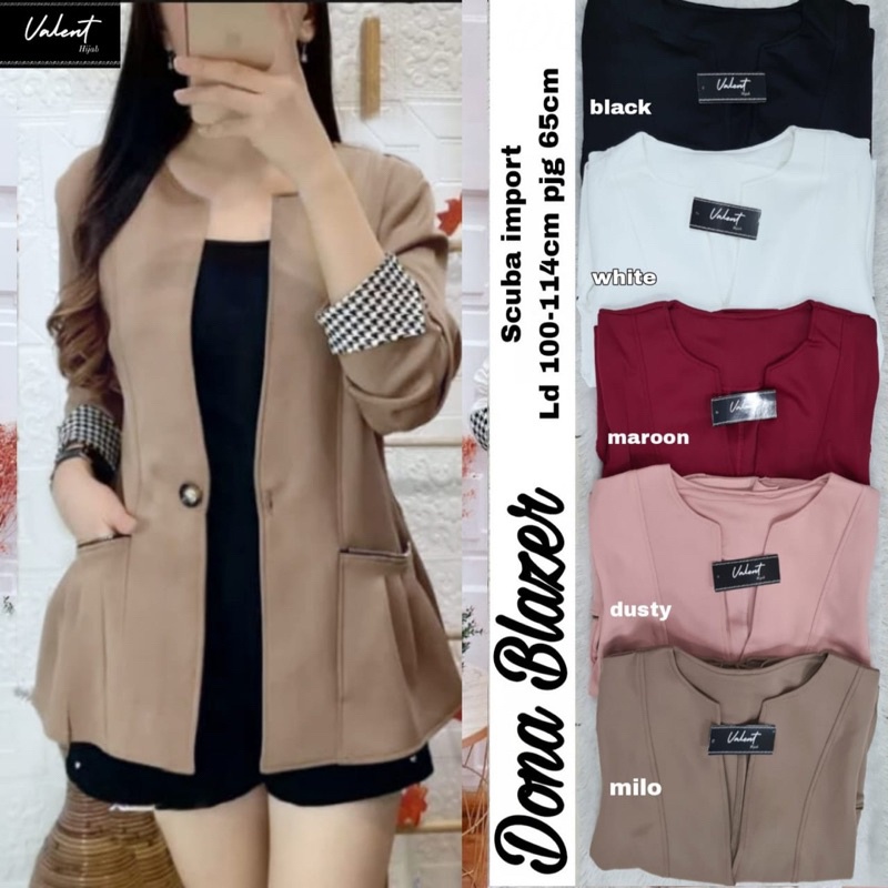 DONA • NARA • MIDIE • DESTY BLAZER ORI VALENT | Scuba Import