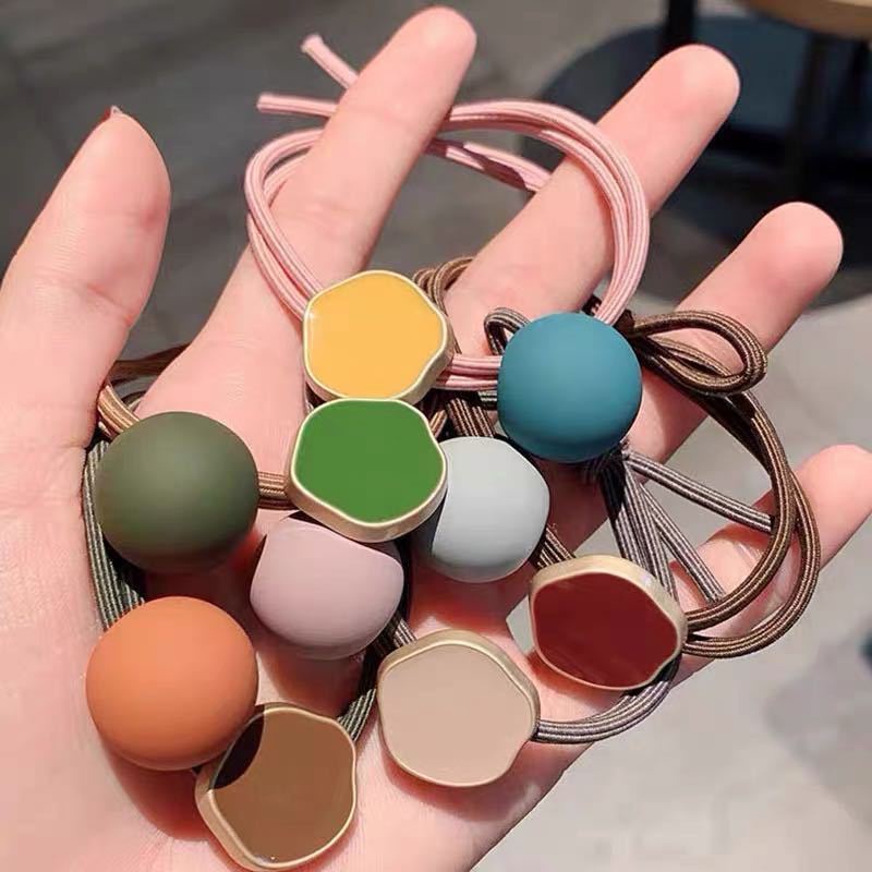 Ikat rambut tali gelang keramik warna-warni korea steel barang import dengan harga grosir bahan berkualitas import harga grosir bisa cod