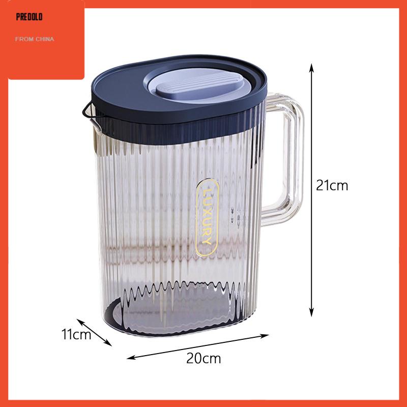 [Predolo] Water Pitcher 70oz Ketel Limun Kedap Udara Tidak Bocor Untuk Kulkas Rumah