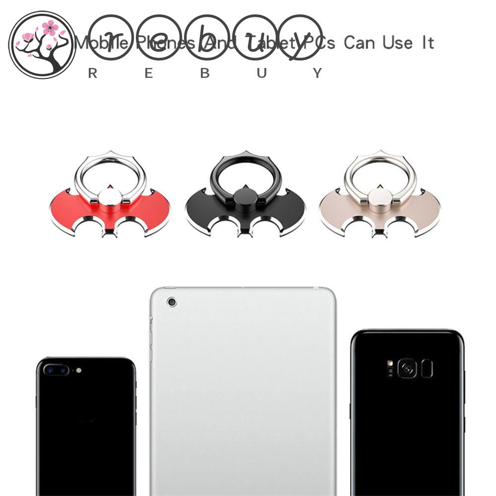 Rebuy Bat Finger Ring Luxury Phone Bracket Metal Finger Ring Holder Tempat Handphone