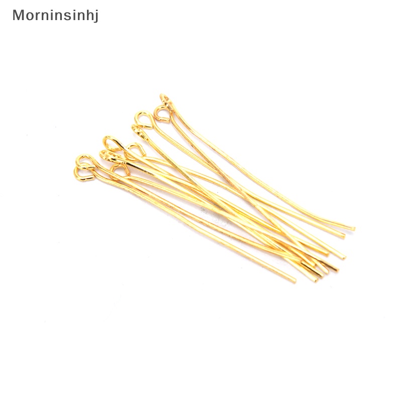 Mornin 200Pcs/Lot Mata Kepala Pin Manik-Manik Pin Anting Kawat DIY Membuat Perhiasan Craft id