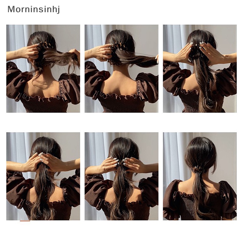 Mornin Kristal Hair Claw Hair Bun Sarang Burung Expanding Horsetail Buckle Hair Clip id