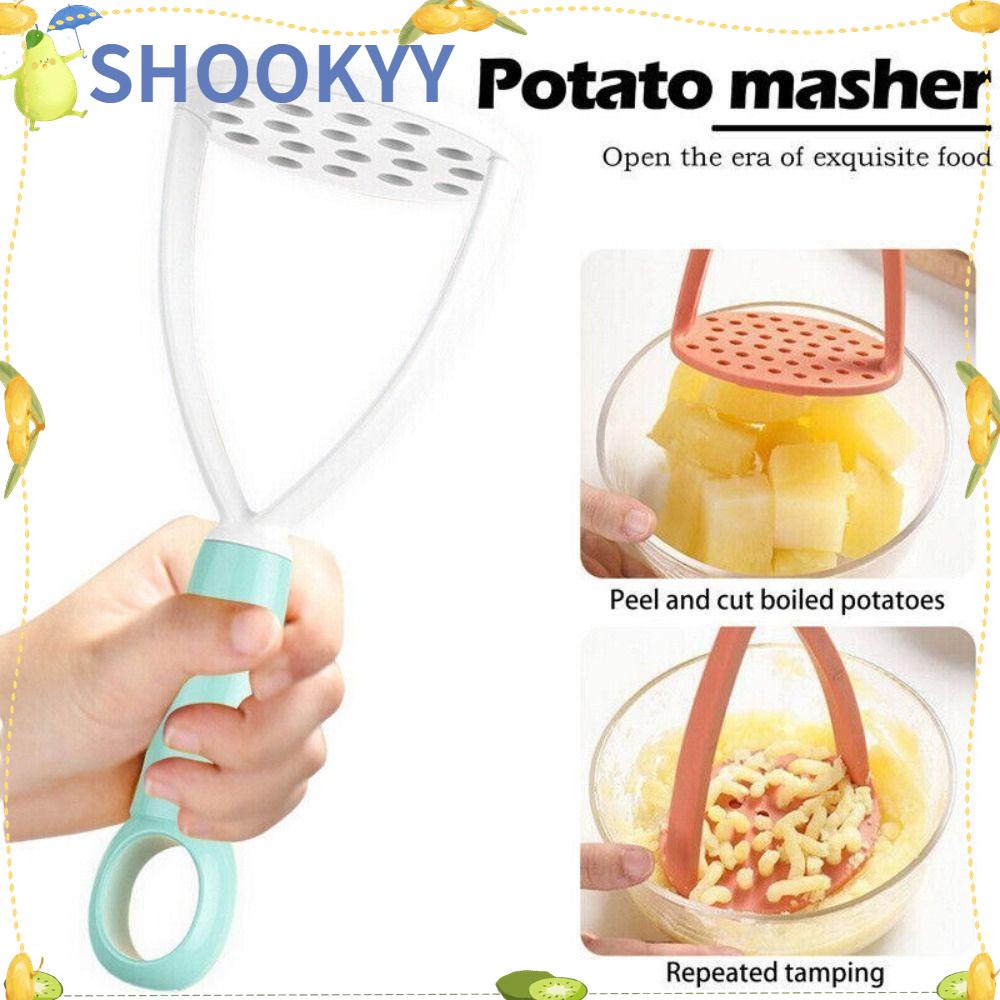 Chookyy Potato Masher New PP Alat Dapur Penumbuk Kentang Manual