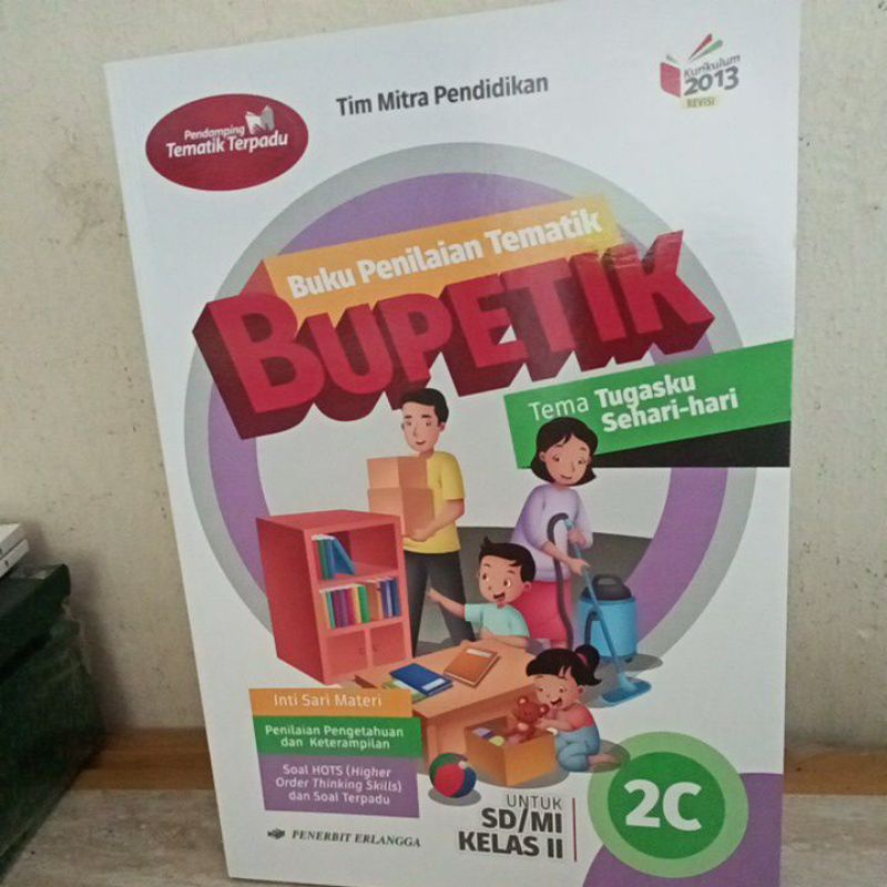 buku penilaian tematik bupetik kelas 2C kurikulum 2013 edisi revisi