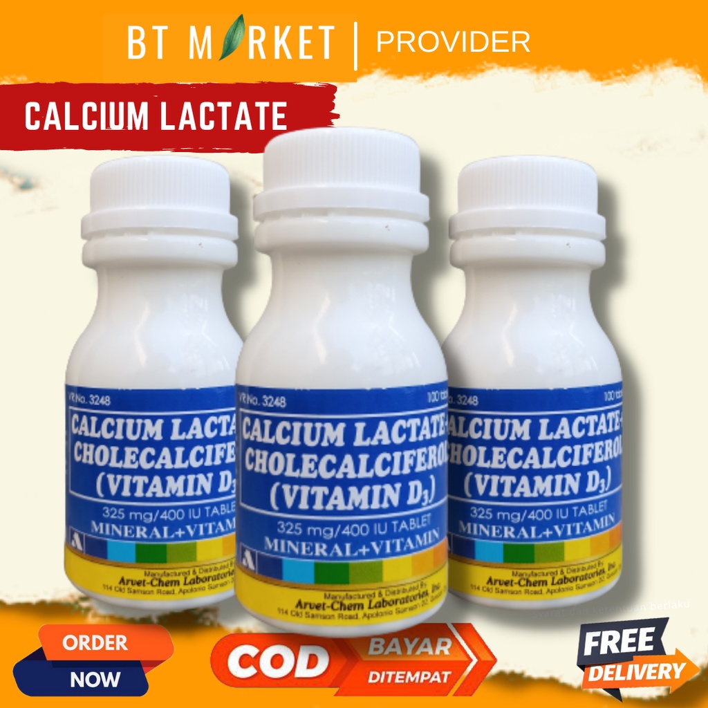 CALCIUM LACTATE Vitamin Ayam Dan Burung