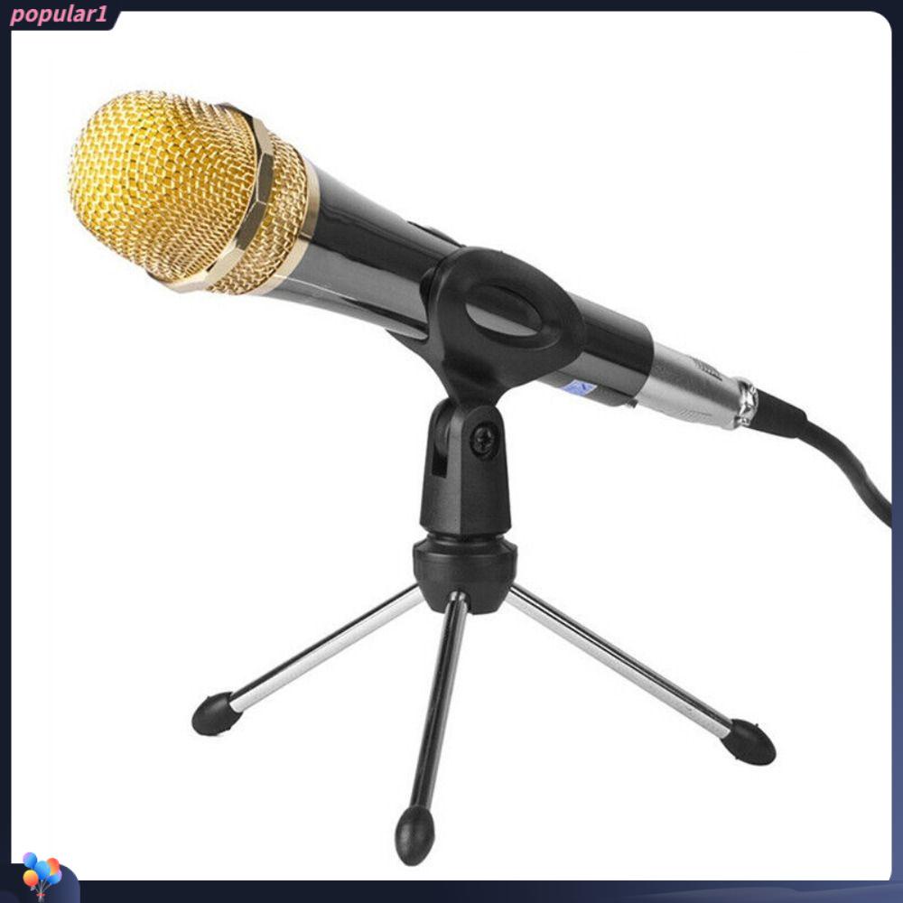 POPULAR Populer Mic Stand ABS Zinc Alloy Desktop Dudukan Meja Tripod Bracket