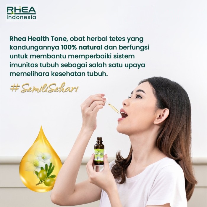 Rhea Health Tone 30ml Minyak Esensial Imunitas BUY ONE GET ONE FREE