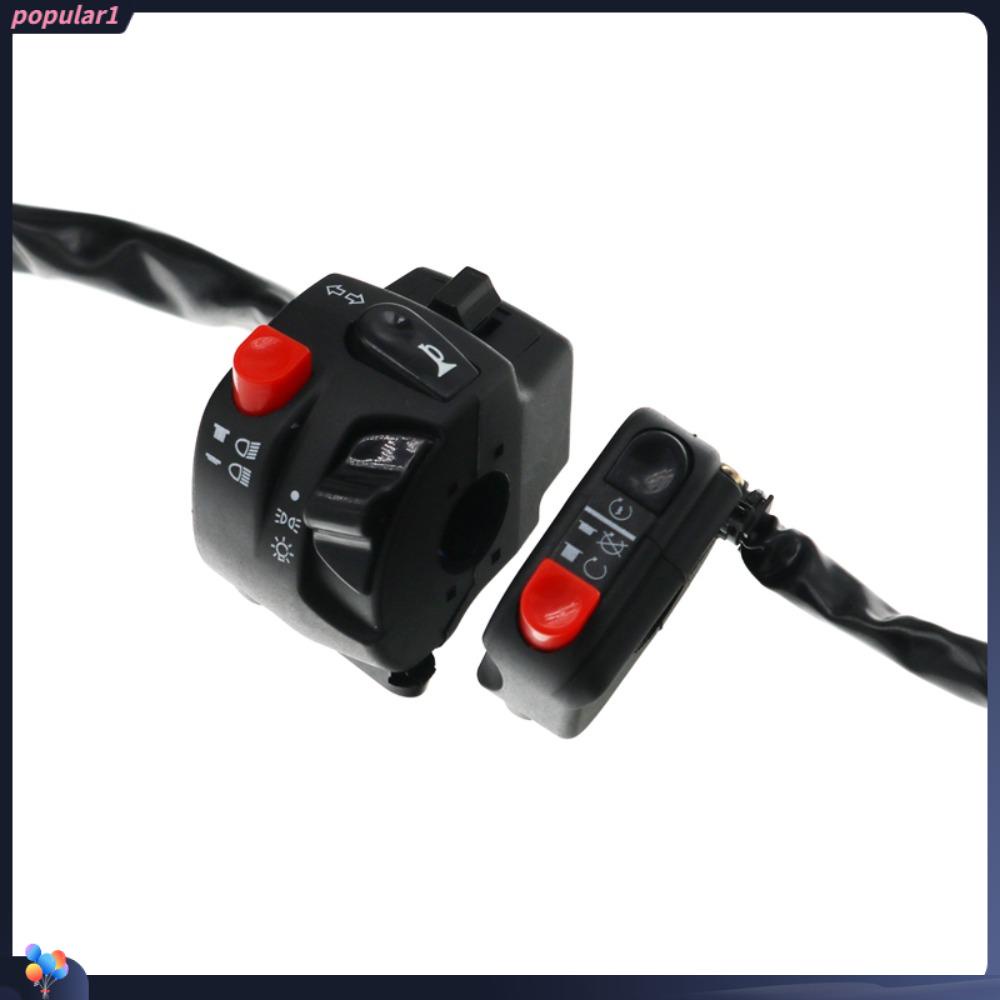 POPULAR Saklar Kombinasi Motor Skuter Stang Universal Refit Tombol Klakson Saklar Indikator Lampu