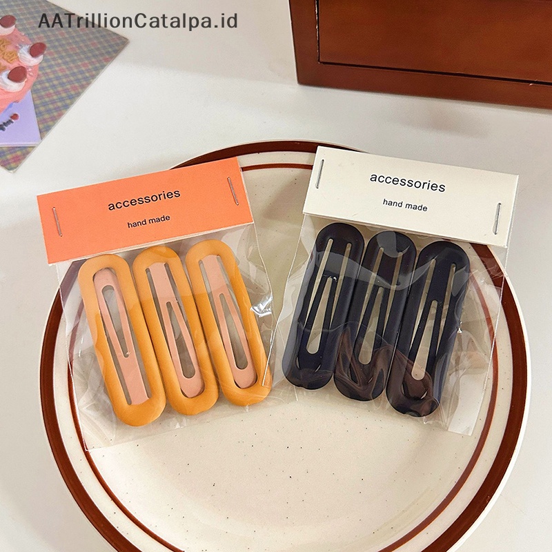 [cuci Gudang]ramansetatalpa 3pcs/lot erkapweet ̽airpins ̽ids ̽arrettes ̽opria ̽air alfinlip alfinakeup alfinools ashion alfineometric erkapirl 's erkapeadwear erkapair ccessorie naufal