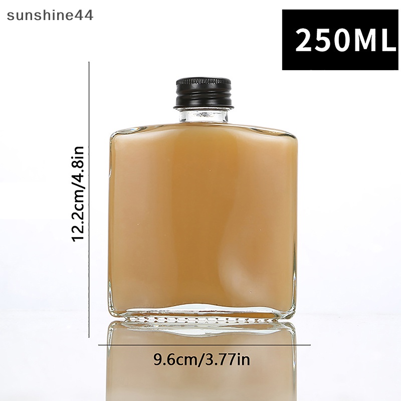 Suketunshine 250ml hisyampty stapellat stapeline suketlass plikottle untuk erkapiquor galihold ̽rew ̽ced ̽offee ̽ot ̽hiskey ̽