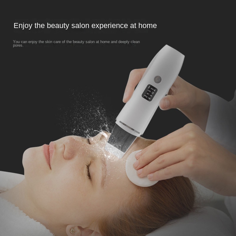 Electric Facial Skin Scrubber Gentle Ultrasonic Penghilang Komedo Alat Perawatan Wajah