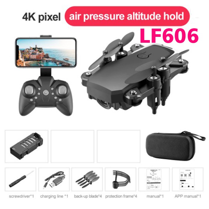 [ORIGINAL] Drone Camera Drone Camera Jarak Jauh FPV Quadcopter Foldable HD Altitude