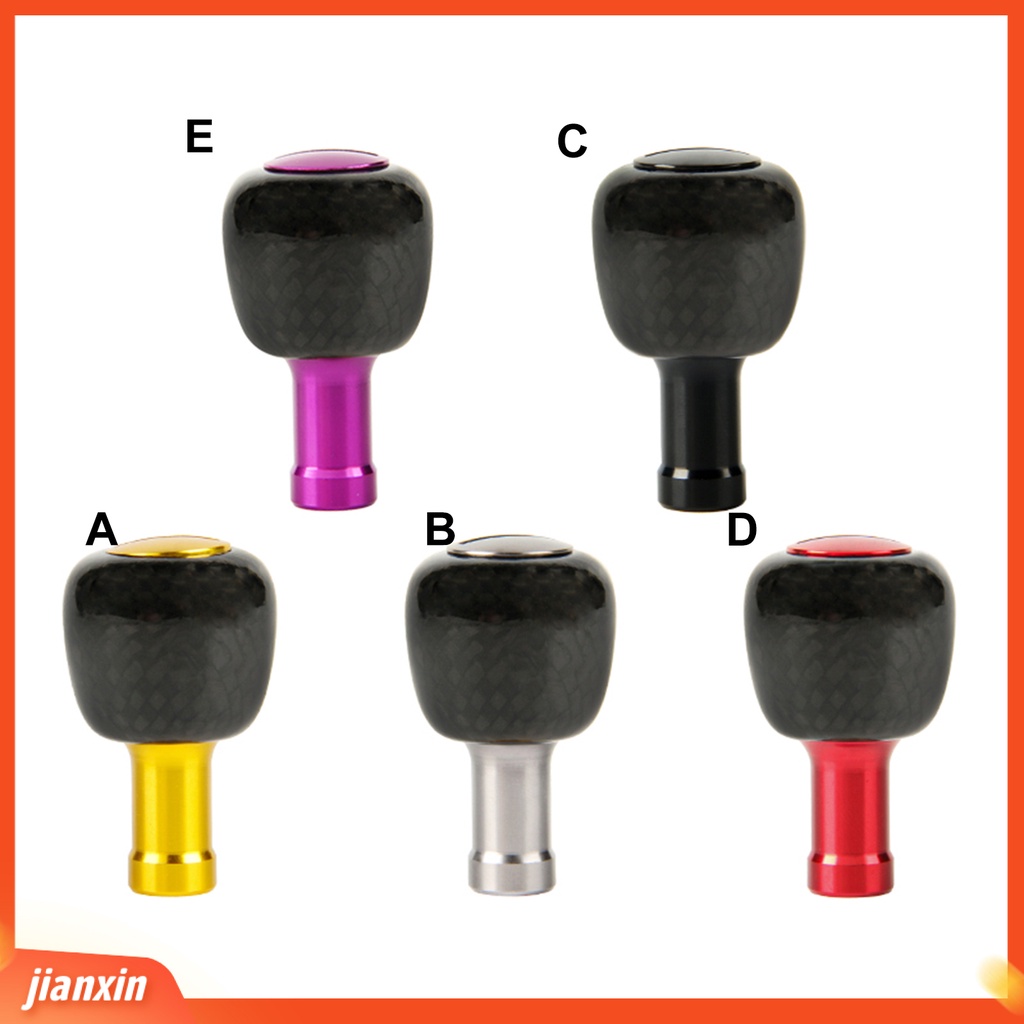 (In Stock) Stabil Reel Grip Knob Ringan Tahan Aus Tombol Gulungan Pancing Serat Karbon Perlengkapan Memancing