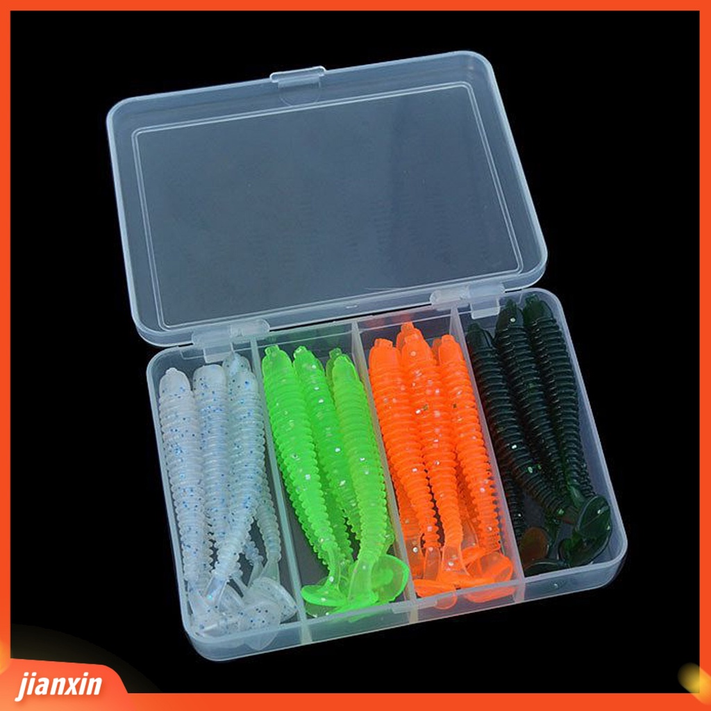(In Stock) Fishing Tackle Box Set Kotak Pancing Transparan PVC Nyaman Kapasitas Besar Untuk Memancing