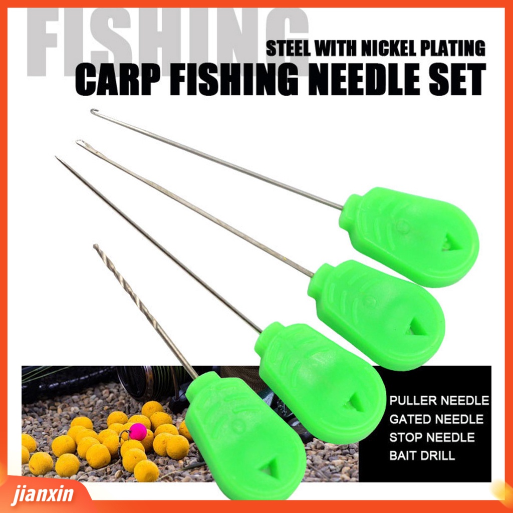 (In Stock) 1set Jarum Umpan Mini Anti Cacat Set ABS Pengerjaan Halus Baiting Needle Set Untuk Angling
