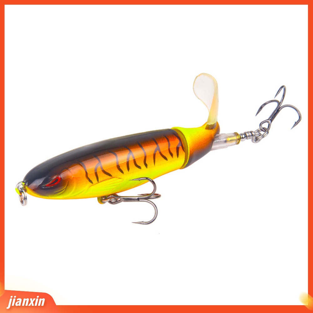 (In Stock) 10cm Outdoor Rotating Tail Floating Hard Umpan Pancing Lures Tackle Kait Tajam