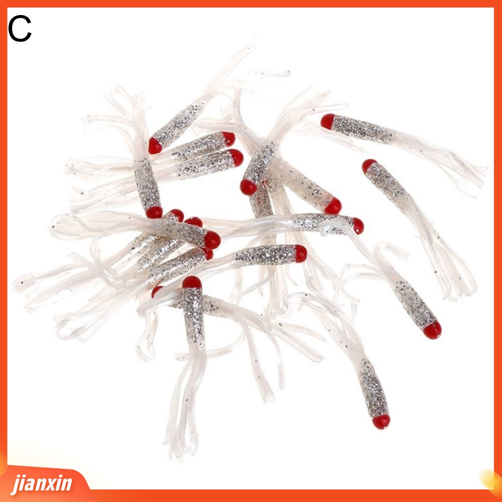 (In Stock) 20Pcs 4.5cm 0.5g Umpan Pancing Soft Lure Payet Buatan Squid Tackle Alat