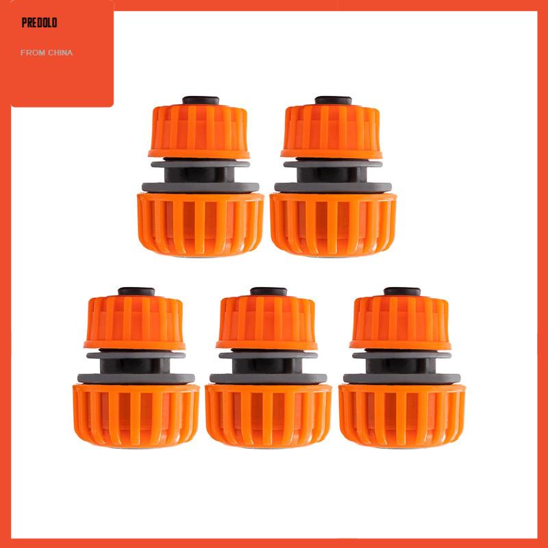 [Predolo] 5pcs Adaptor Selang Irigasi Fitting Selang Taman Untuk Kebun Halaman Rumah Kaca
