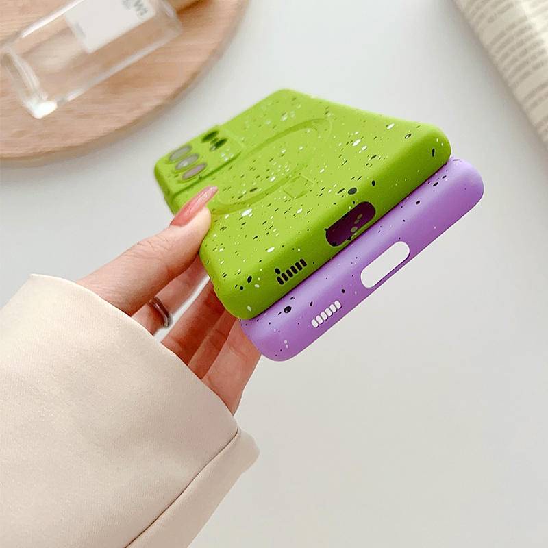 Wireless Charging Soft Silicone Magsafe Case Untuk Galaxy Z Flip3 4 Shockproof Cover Cases Dengan Lensa Kamera Untuk Samsung Galaxy S22 S23 Note20 Ultra S23 Note10 Plus