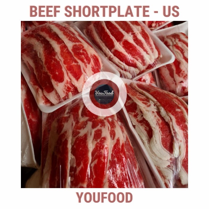 

US Beef Slice / Beef Shortplate 500gr