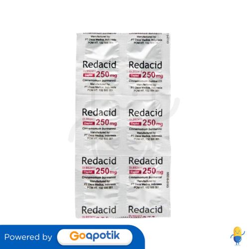 Redacid 250 Mg Strip 6 Kaplet