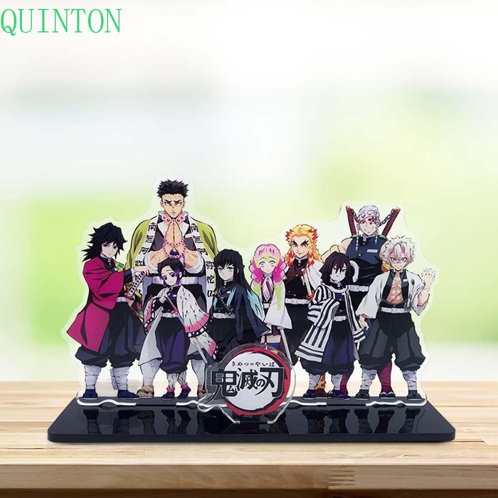 QUINTON Dekorasi Desktop Stand Akrilik Lucu Tanjiro Kamado Nidouzi Anime Jepang Istriku Zenyi Demon Slayer