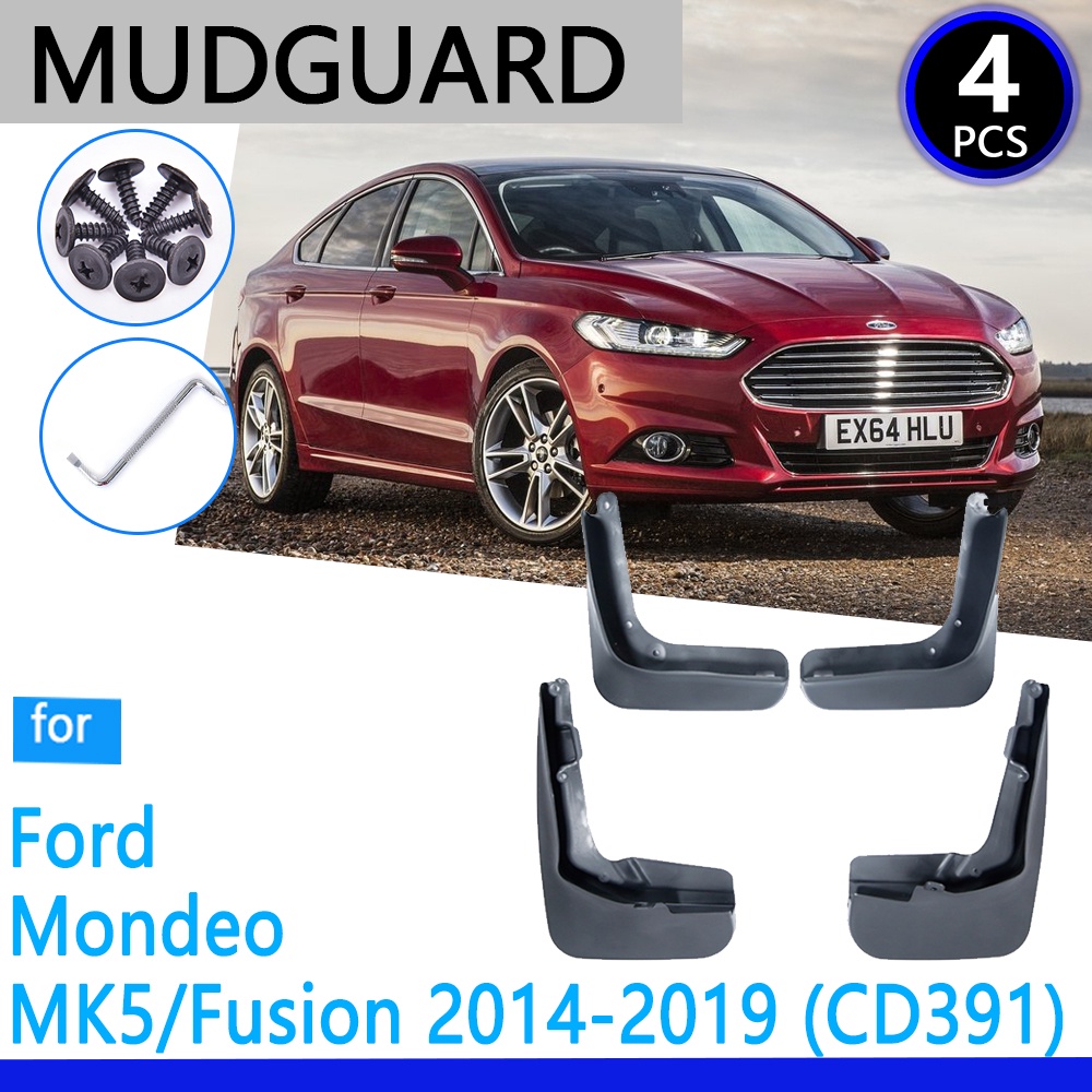 Mudguards Cocok Untuk Ford Mondeo Fusion MK5 2014~2019 CD391 2015 2016 2017 2018 Aksesoris Mudflap Fender Onderdil Pengganti Otomatis