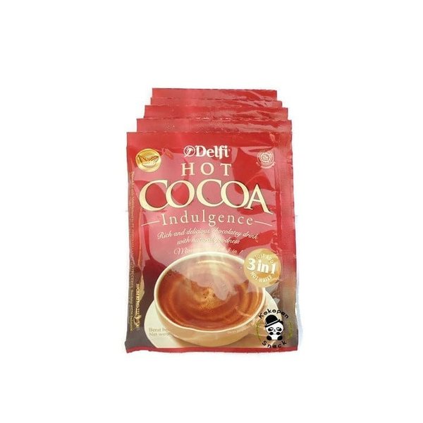 

DELFI Hot Cocoa Indulgence Renceng @25gr 5pcs hotcocoa coklat