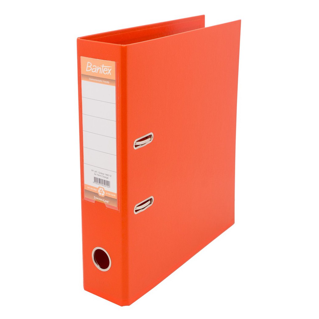 

[Artomas] Bantex Lever Arch File Ordner Plastic A4 7cm Orange #1450 12