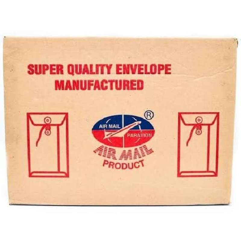 

Amplop Coklat Tali Folio Airmail