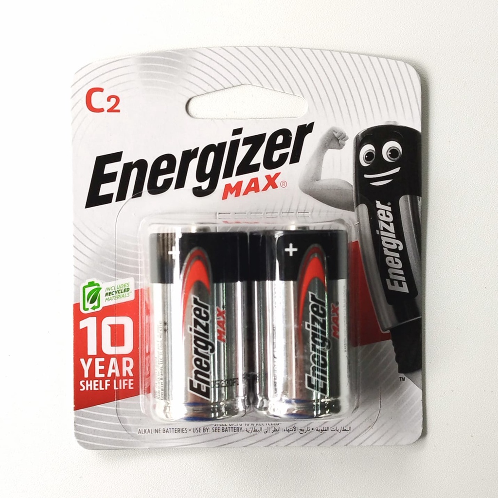 Battery C LR14 1,5V Energizer MAX 1.5v isi 2