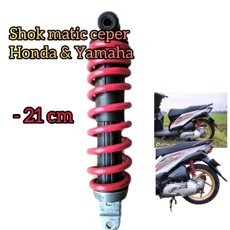 Shock Ceper Belakang Beat, Vario, Mio, Xeon, Scoopy, Nmax, PCX, nuvo, Warna Merah