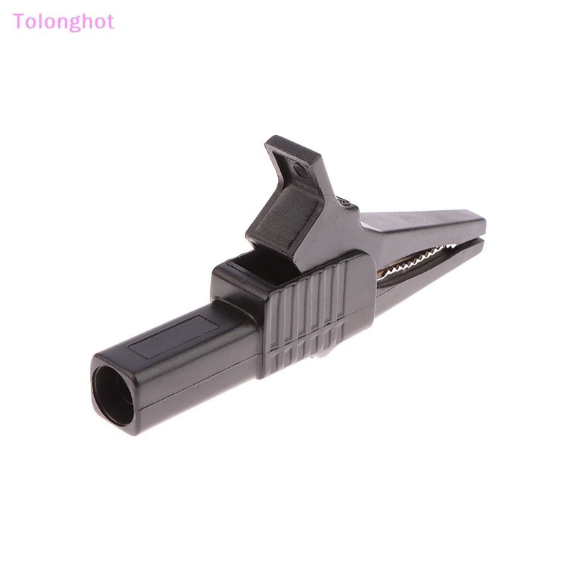 Tolonghot&gt; 1pasang Red+Black CATIII 1000V 32A Crocodile Clips Full Insulated Copper Alligator Clip Test Lead Untuk Sumur Megger Fluke