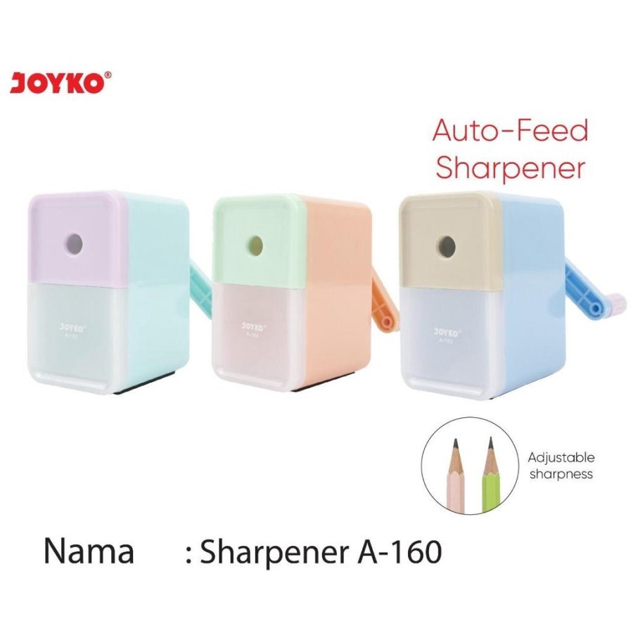 

Serutan Putar / Sharpener Rautan Pencil A160 / Serutan Pensil JOYKO A 160
