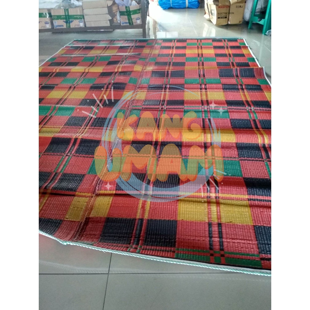 tikar lantai lipat murah tikar lipat plastik singa laut 4 meter X 2meter