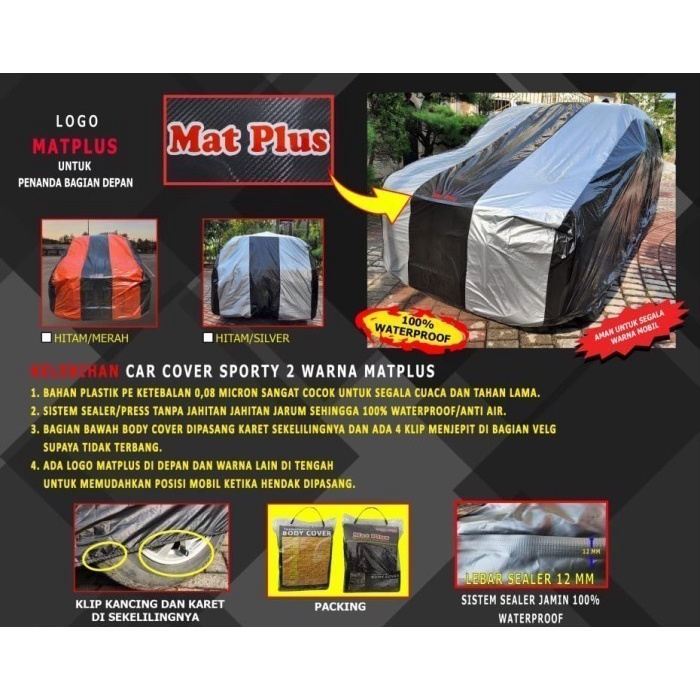 Cover Body Hilux Navara Triton Sarung Mobil Warna Double Cabin Outdoor