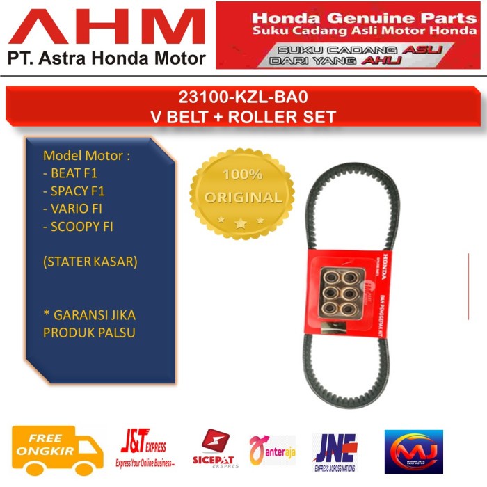 V-BELT KIT/V-BELT ORIGINAL AHM HONDA BEAT/VARIO/SCOOPY/SPACY/FI