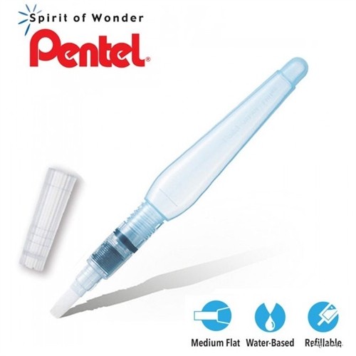 

Pentel Aquash Water Brush - Medium - MEDIUM FLAT