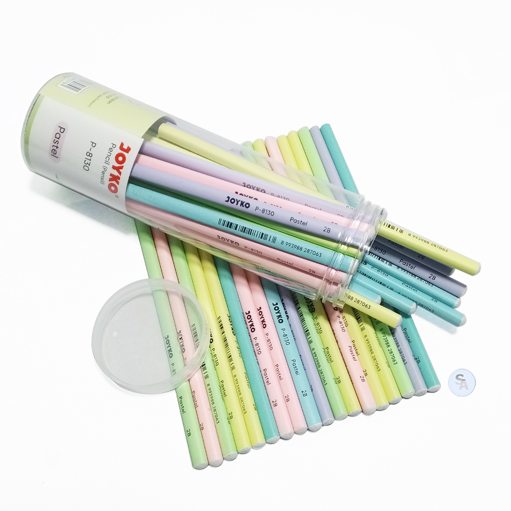 

JOYKO - Pensil Kayu 2B P-8130 Pastel Color - Drum