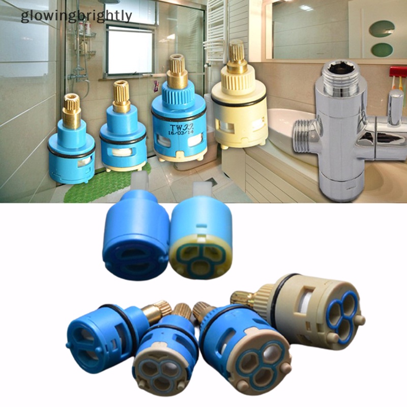 [glowingbrightly] Kran Shower ABS Kuningan Kolom Keramik Disc Mixing Valve Shower Valve Kamar Mandi TFX