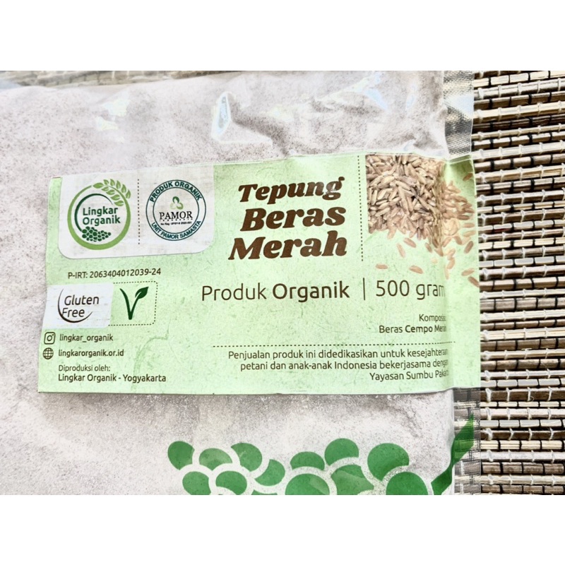 

Tepung Beras Merah Lingkar Organik (500 gram)